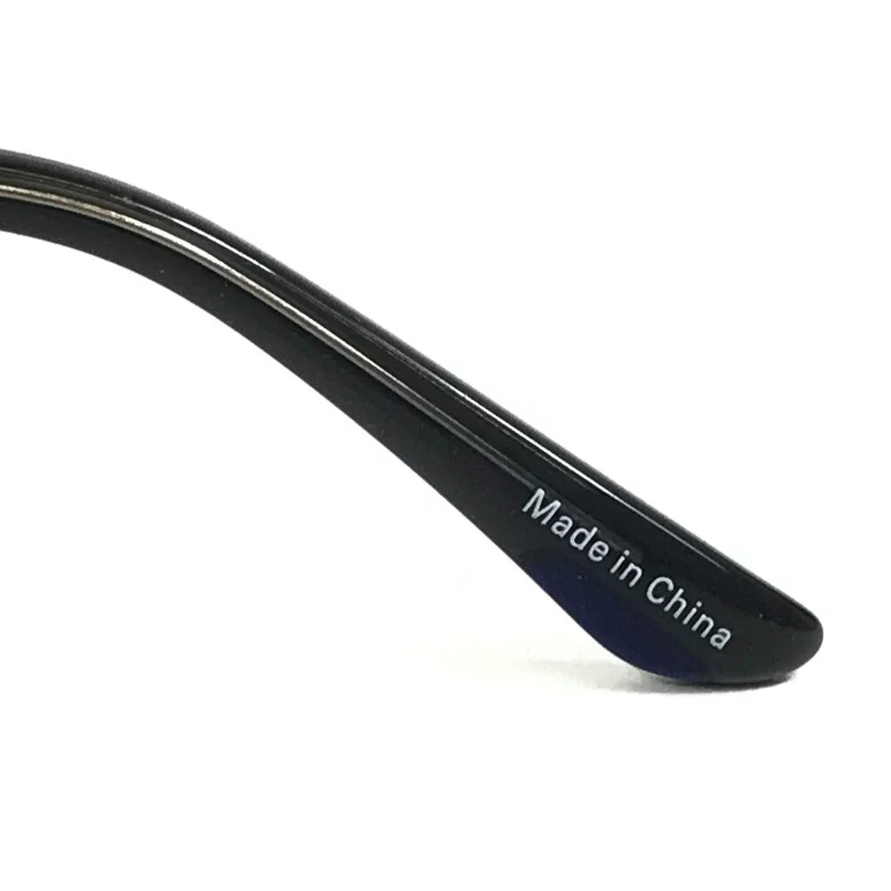 Adin Thomas Eyeglasses Frames AT-514 C1 Shiny Black Rectangle Full Rim 55-17-148